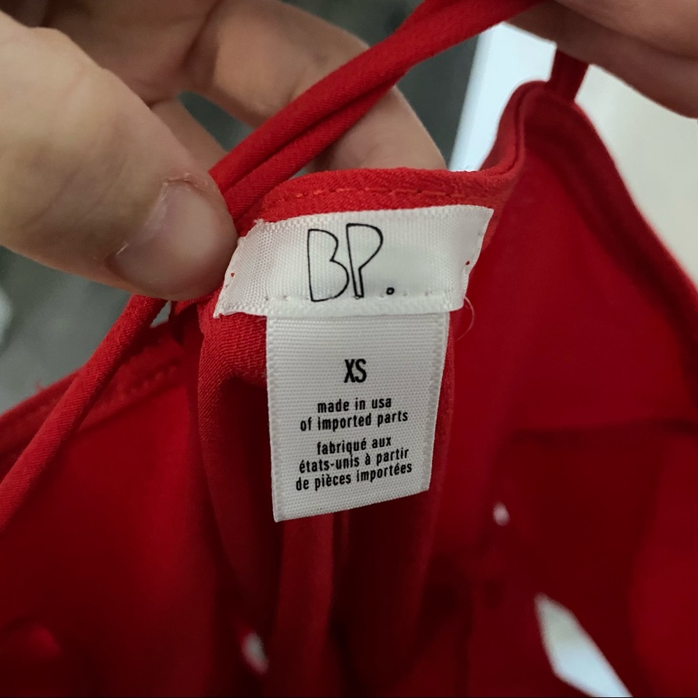 Red Off-Shoulder Top - Picture 3 of 5